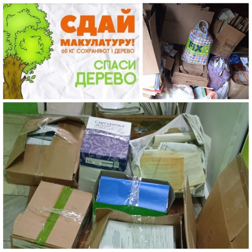 ИТОГИ АКЦИИ ПО СБОРУ МАКУЛАТУРЫ «СПАСЕМ ДЕРЕВЬЯ С ЭКОЛЯТАМИ» ИТОГИ АКЦИИ ПО СБОРУ МАКУЛАТУРЫ «СПАСЕМ ДЕРЕВЬЯ С ЭКОЛЯТАМИ».
